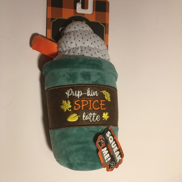NWT! Cute Pumpkin Spice Dog Toy! - Picture 6 of 7